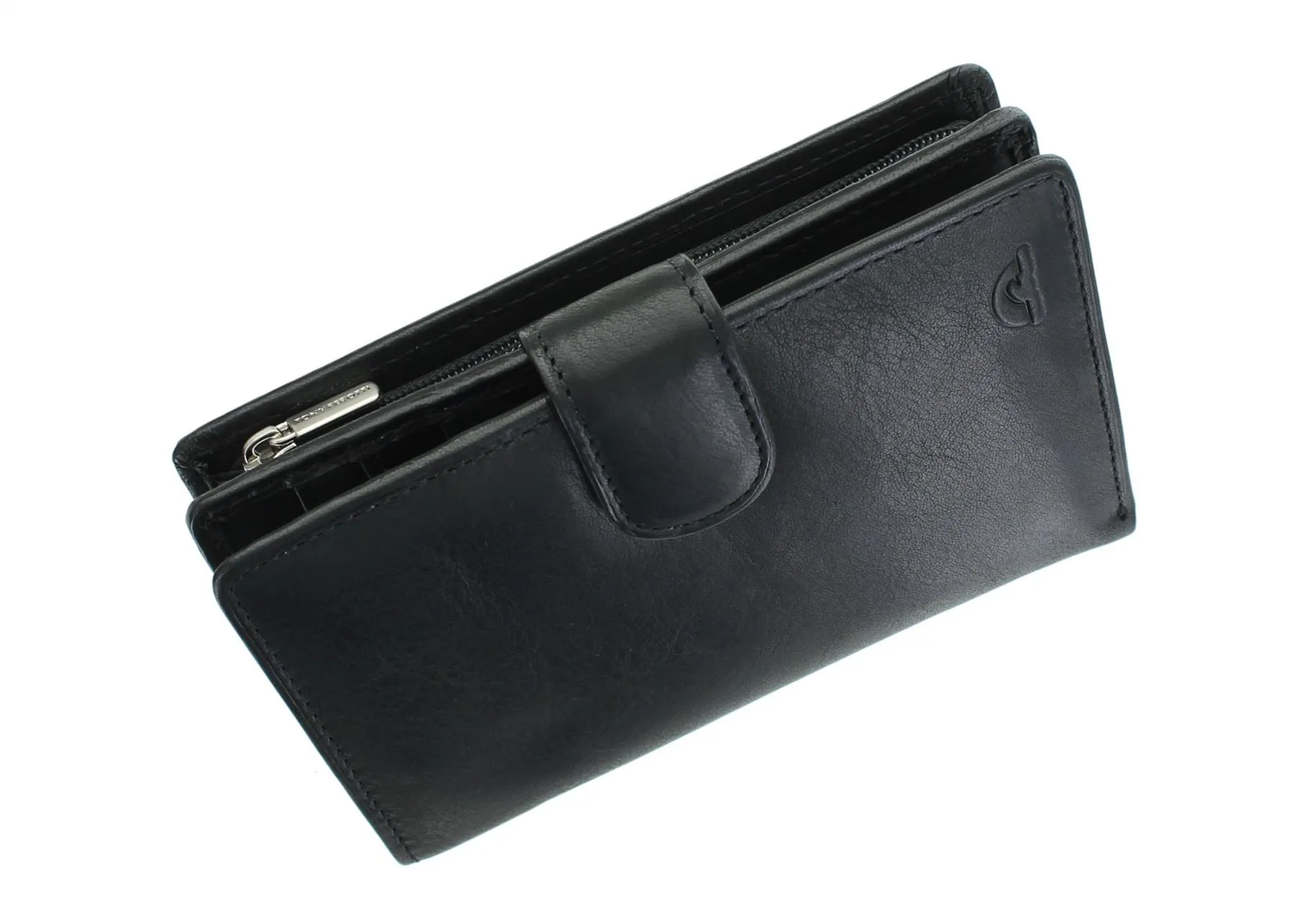 Tony Perotti Full Grain Leather Purse With Tab Closure - RFID Protected 1009_1