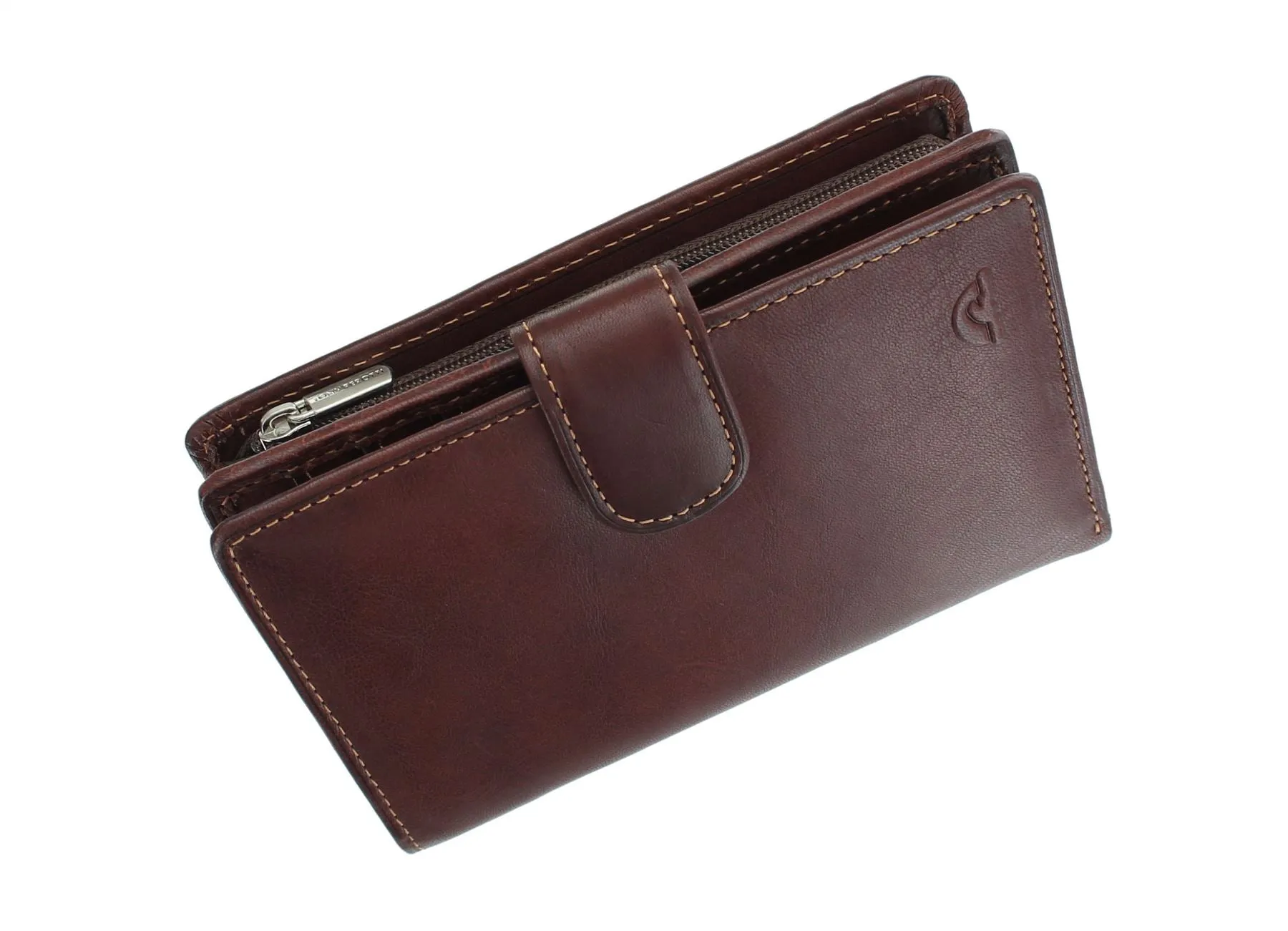 Tony Perotti Full Grain Leather Purse With Tab Closure - RFID Protected 1009_1