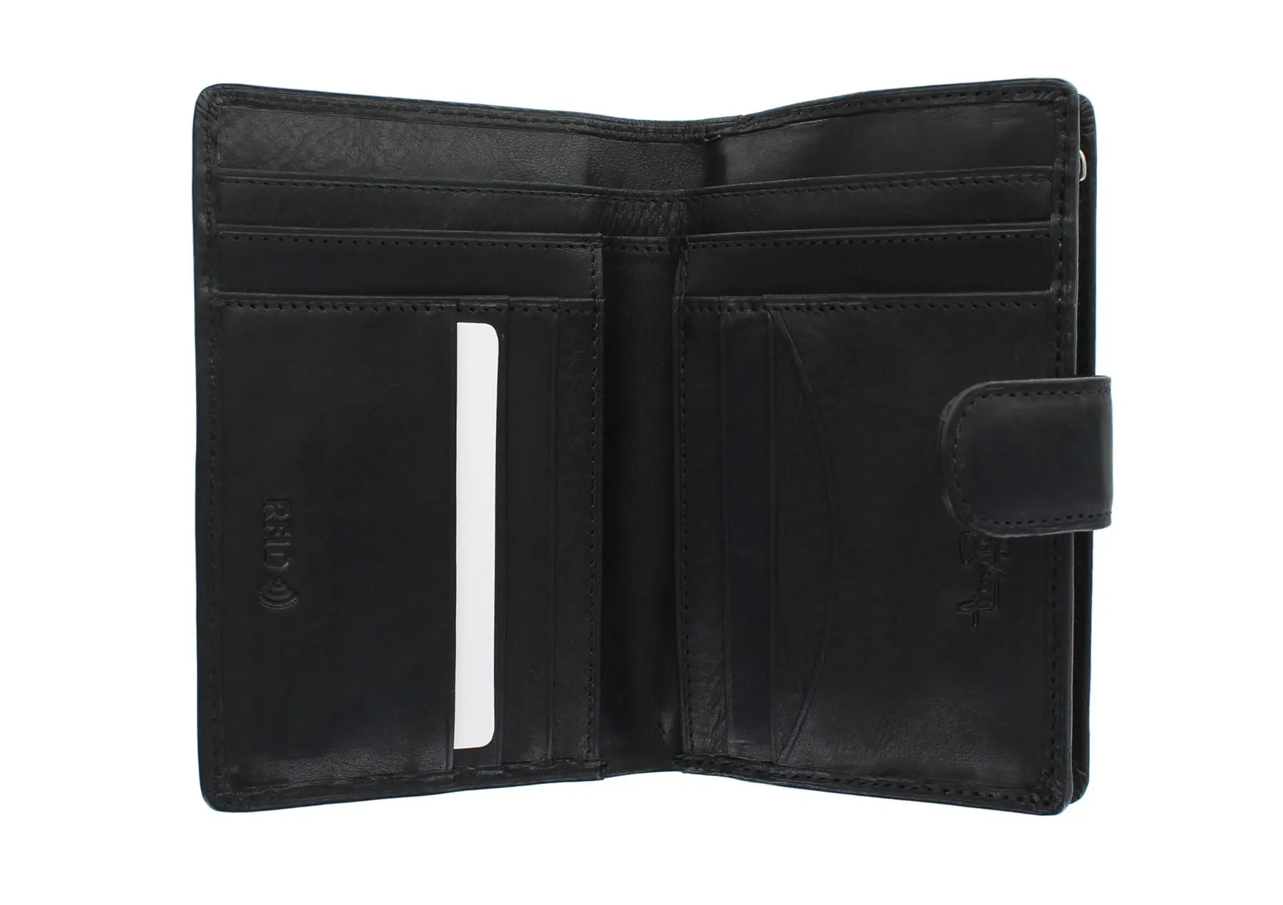 Tony Perotti Full Grain Leather Purse With Tab Closure - RFID Protected 1009_1