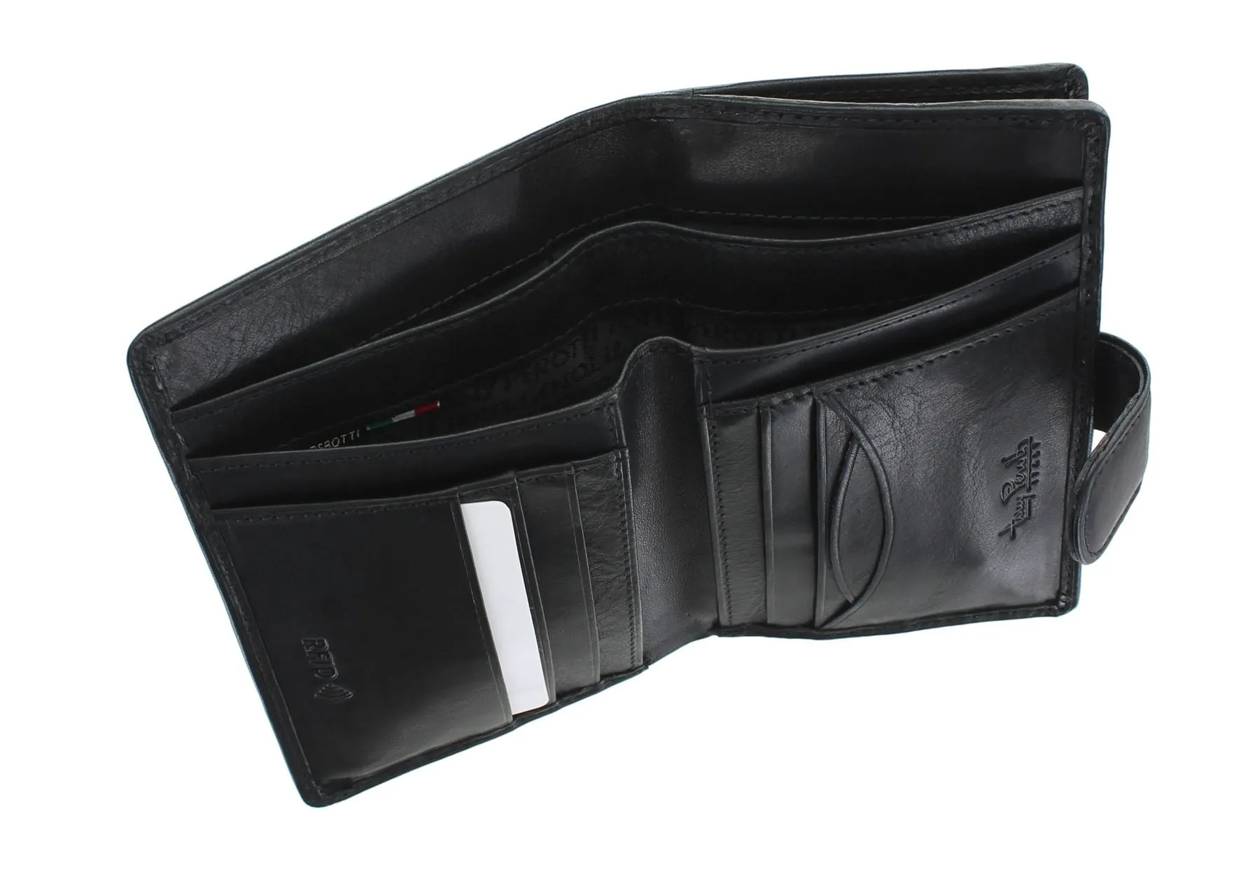 Tony Perotti Full Grain Leather Purse With Tab Closure - RFID Protected 1009_1