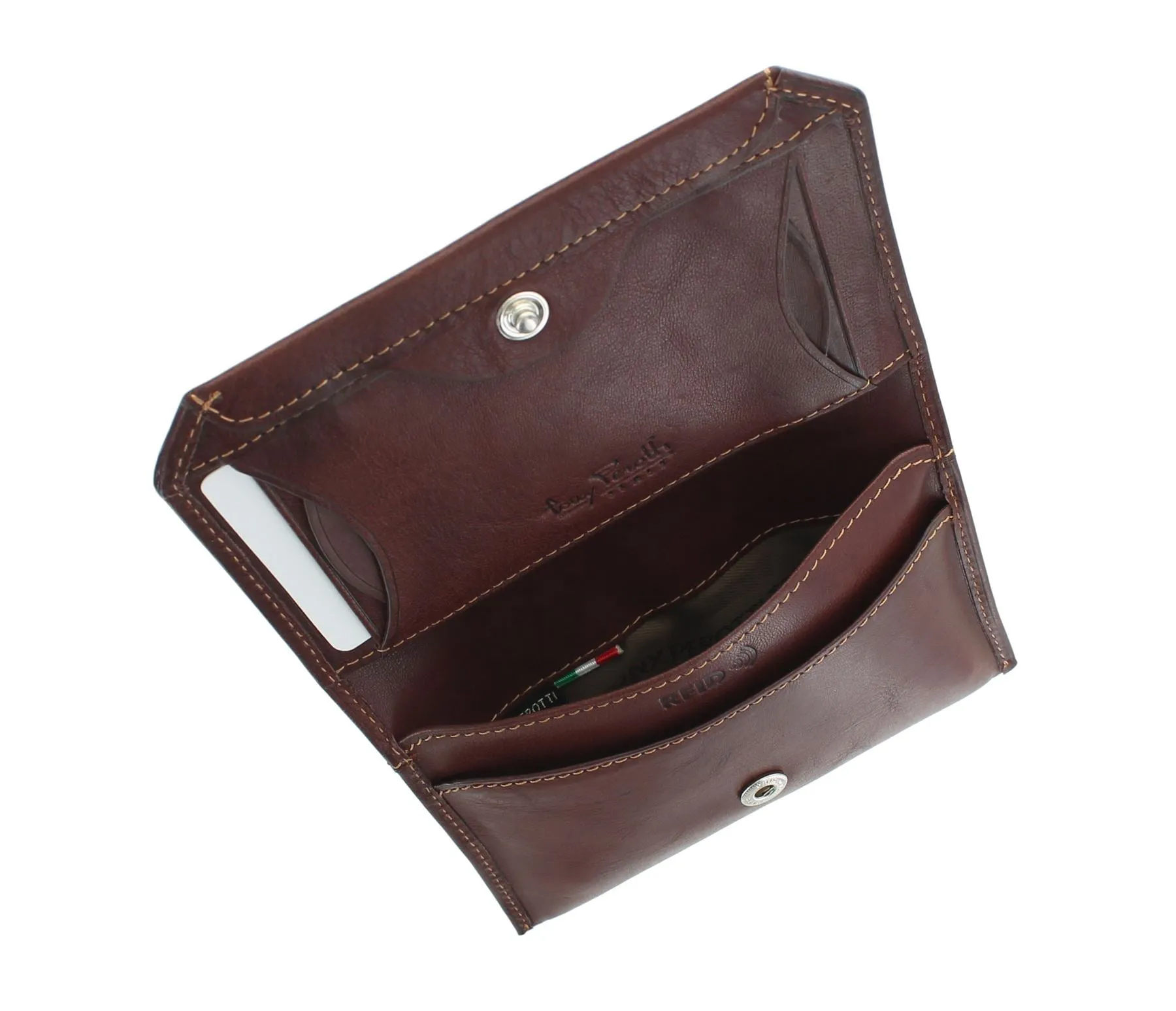 Tony Perotti Full Grain Leather Slim Purse With RFID Protection 1008_1