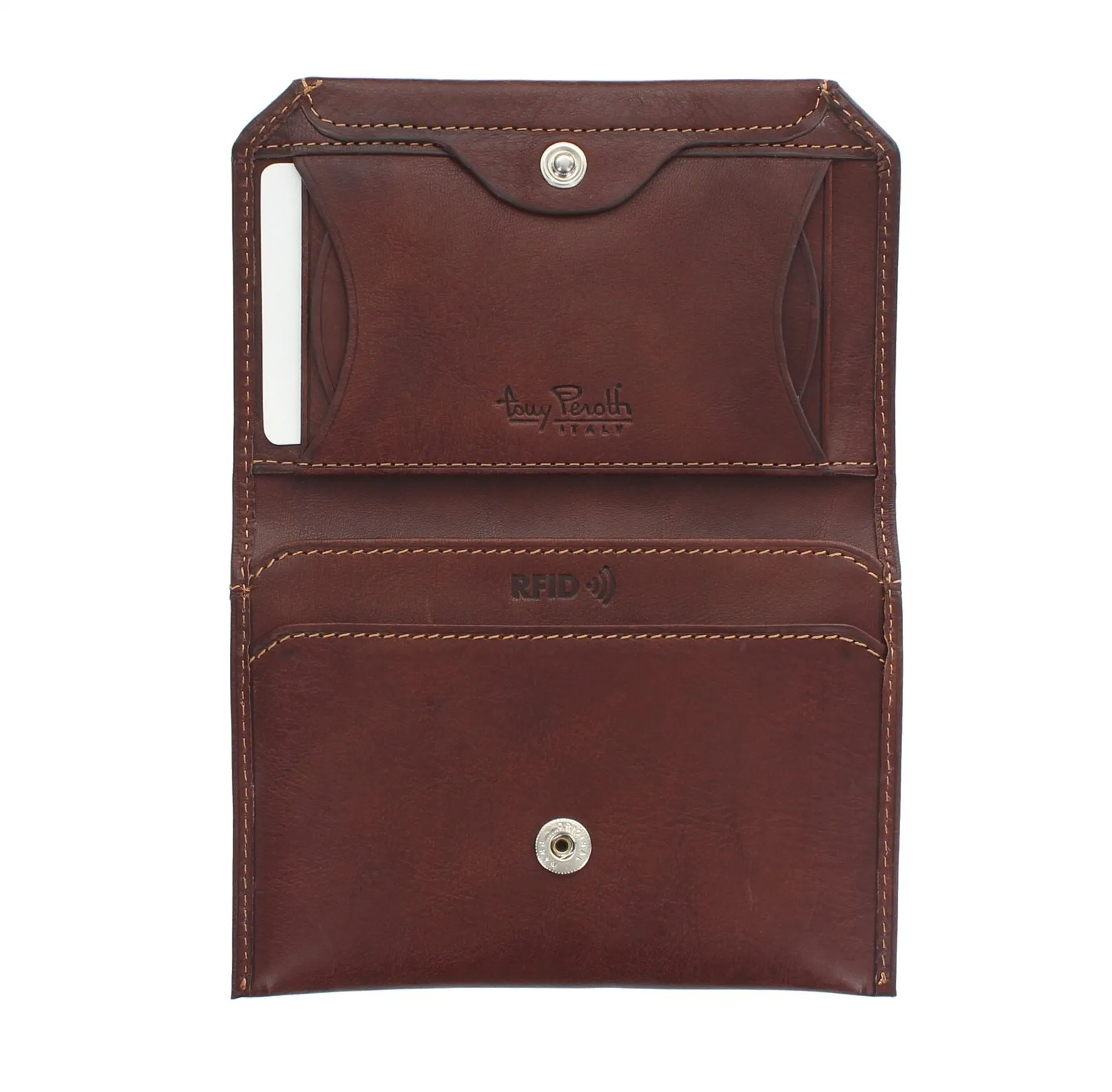 Tony Perotti Full Grain Leather Slim Purse With RFID Protection 1008_1