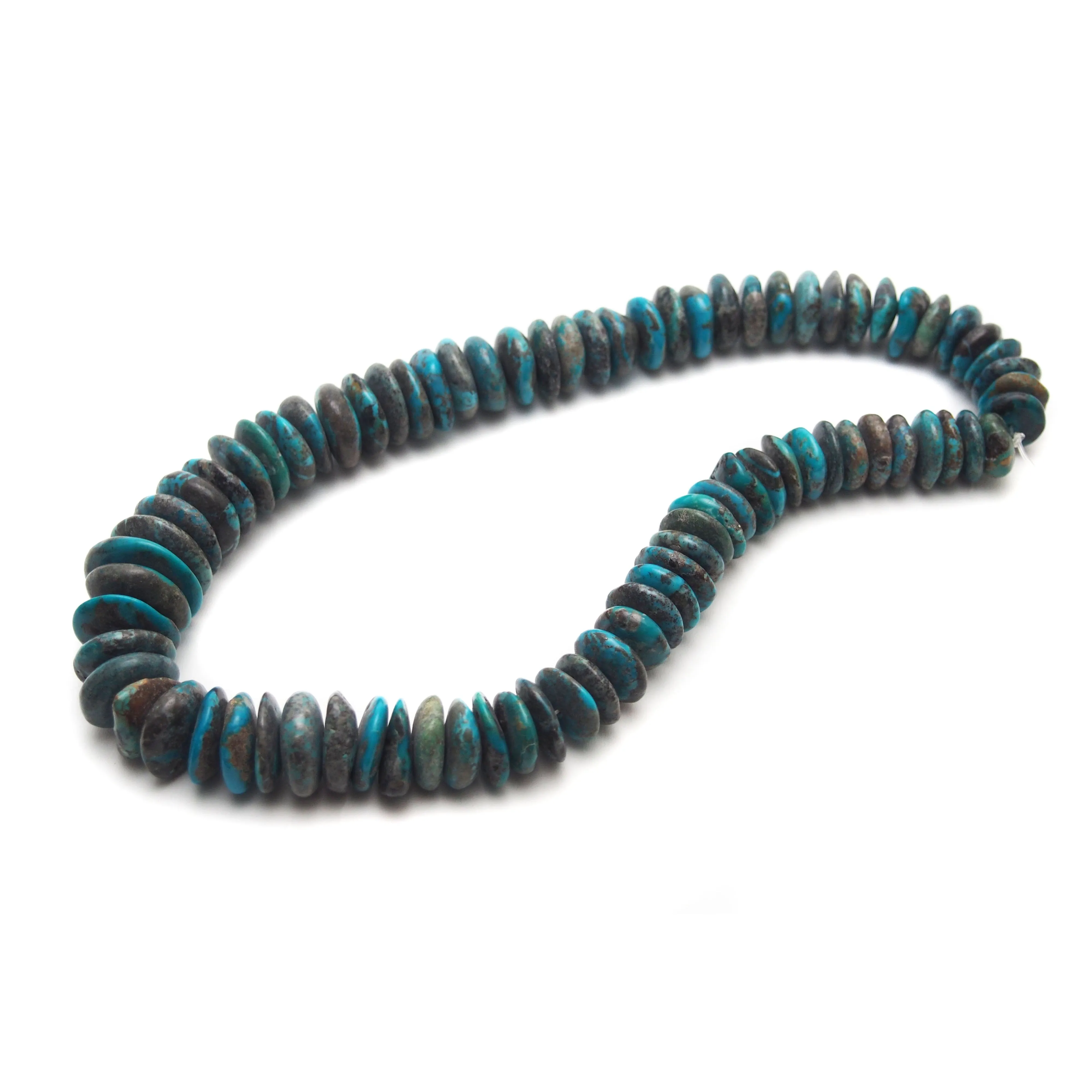 Turquoise Graduated Discs Strand