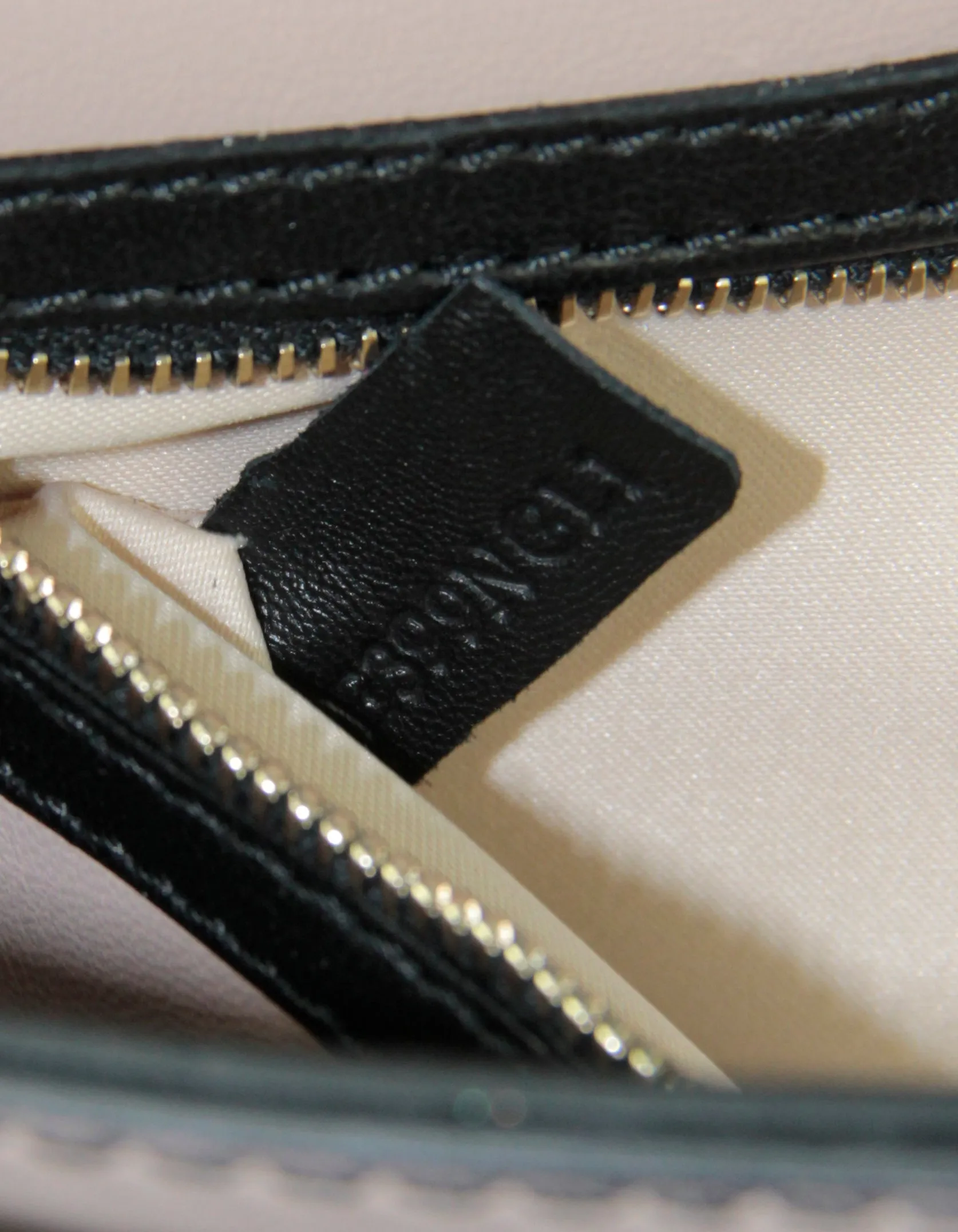 Valentino Black Leather Rockstud Wristlet Clutch Bag