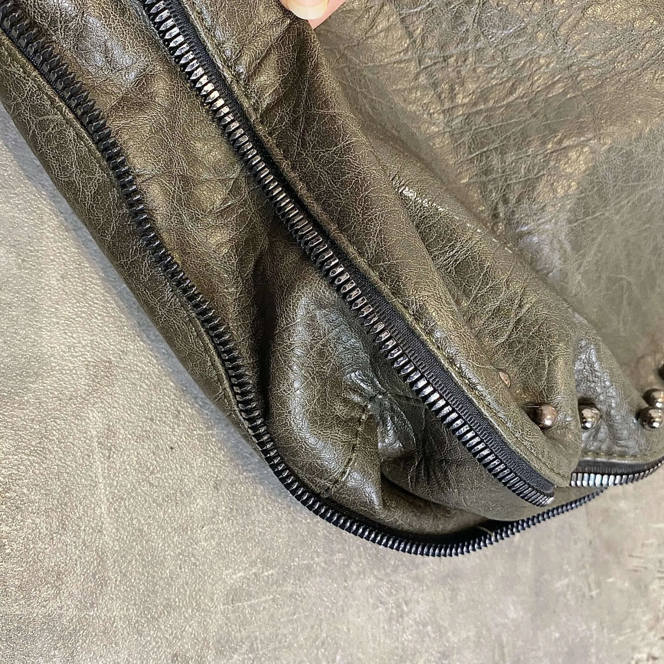 Vintage Slouch Stud Bag