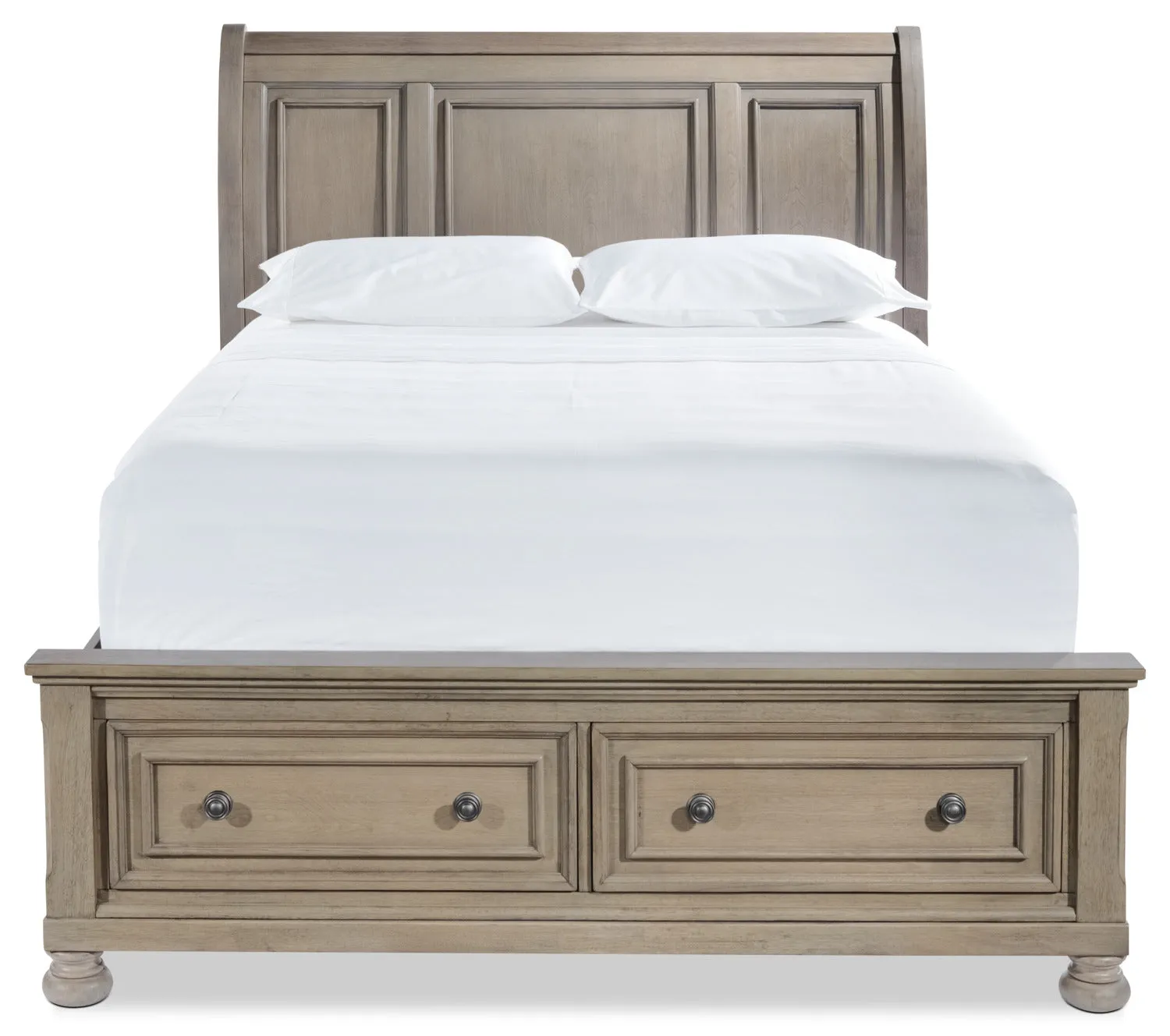 Viola King Bed - Grey