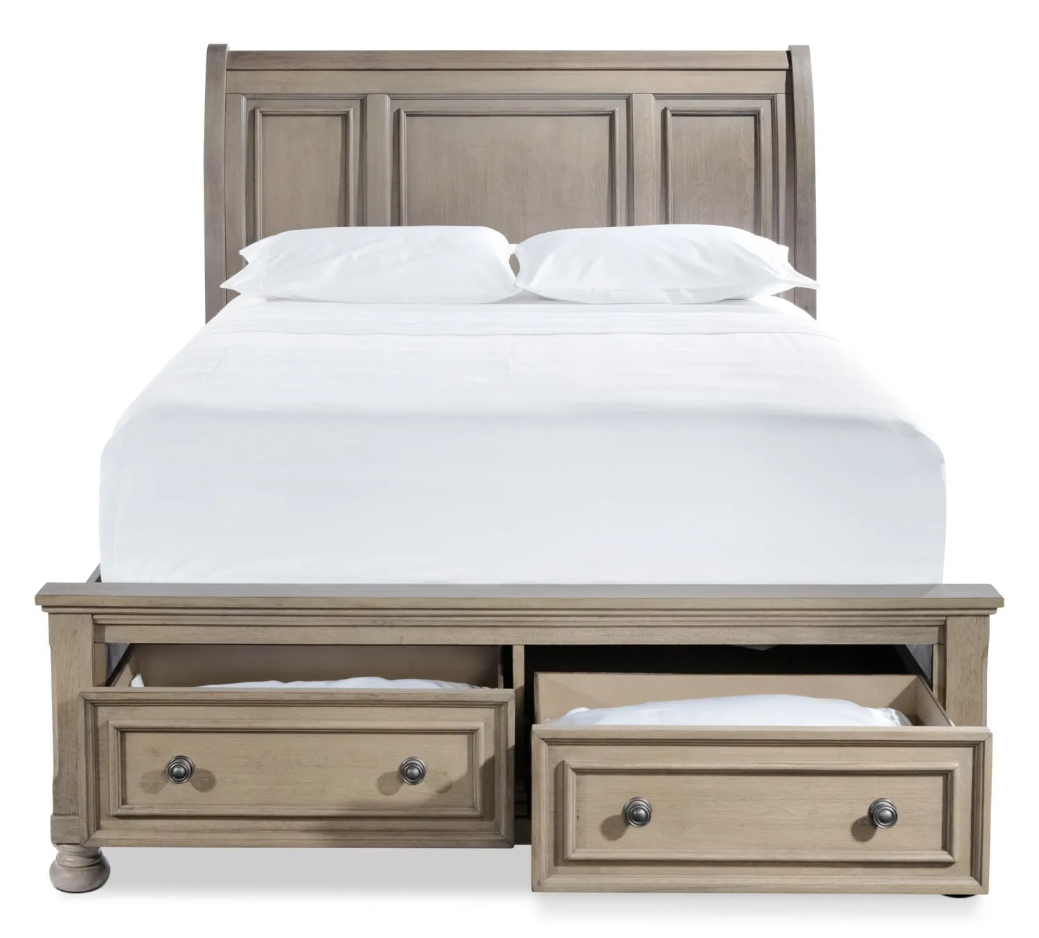 Viola King Bed - Grey