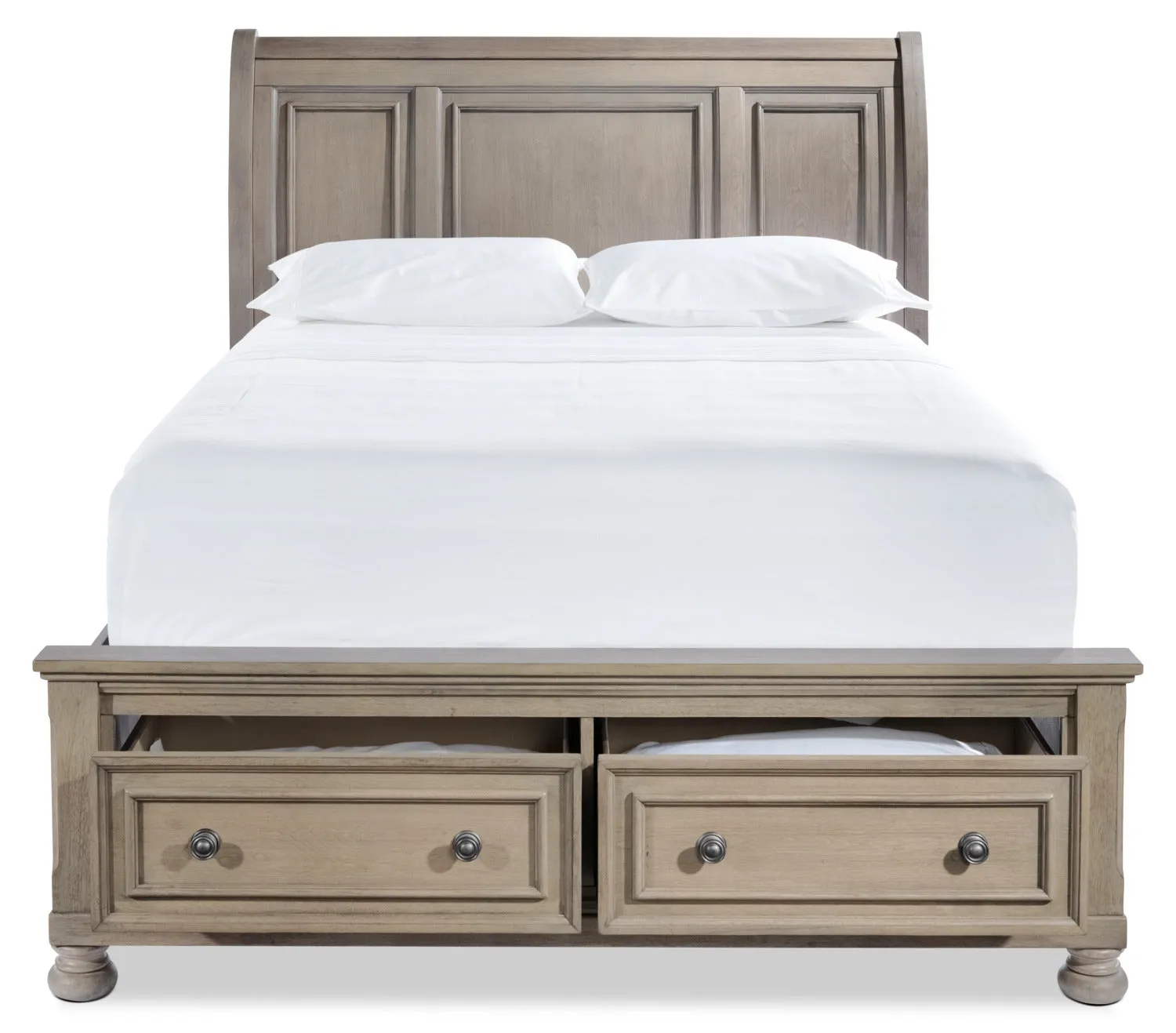 Viola King Bed - Grey