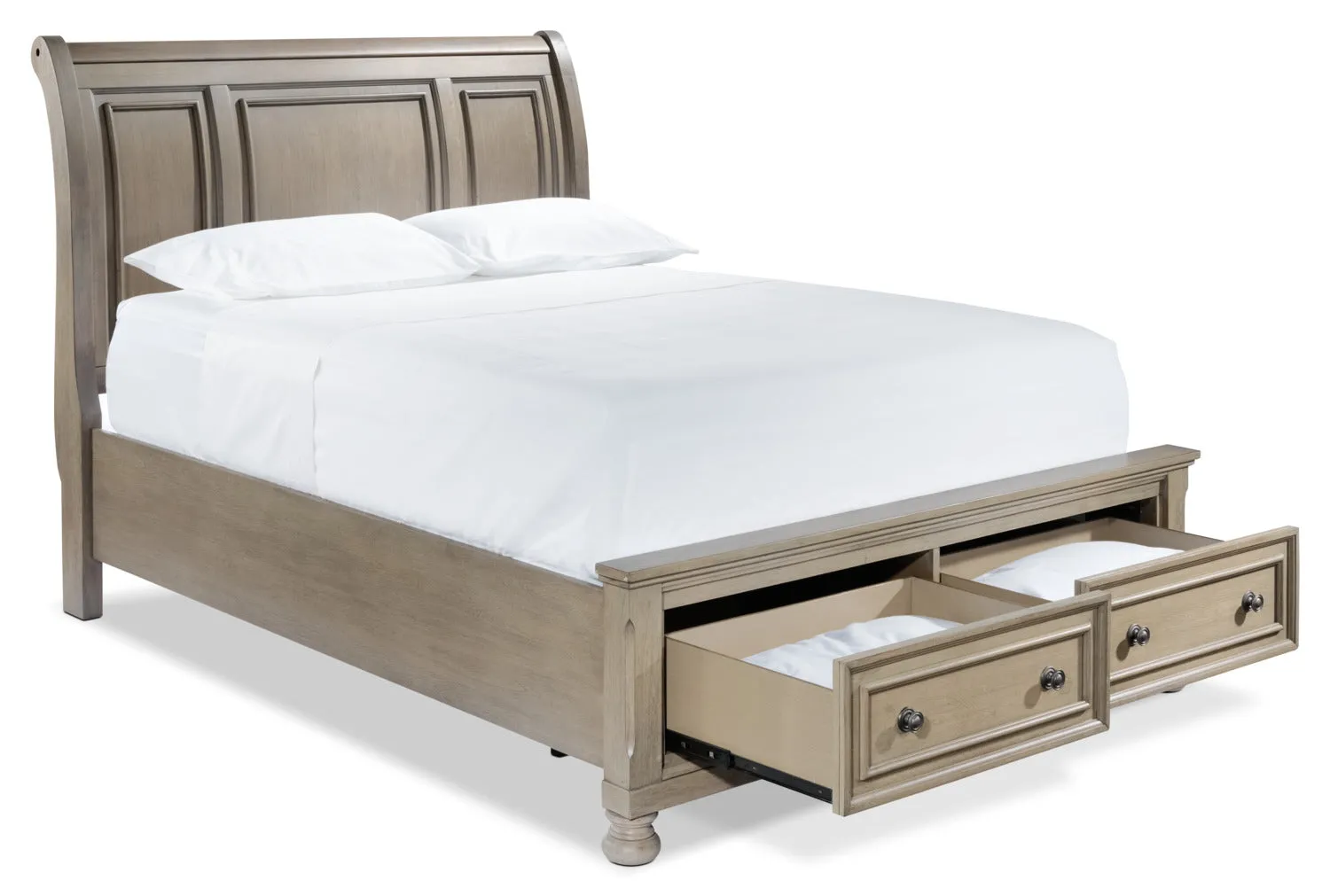 Viola King Bed - Grey