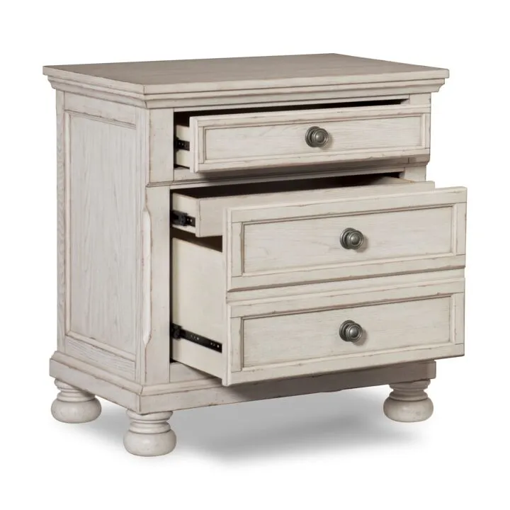 Viola Night Table - Antique White