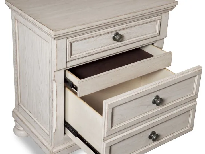 Viola Night Table - Antique White
