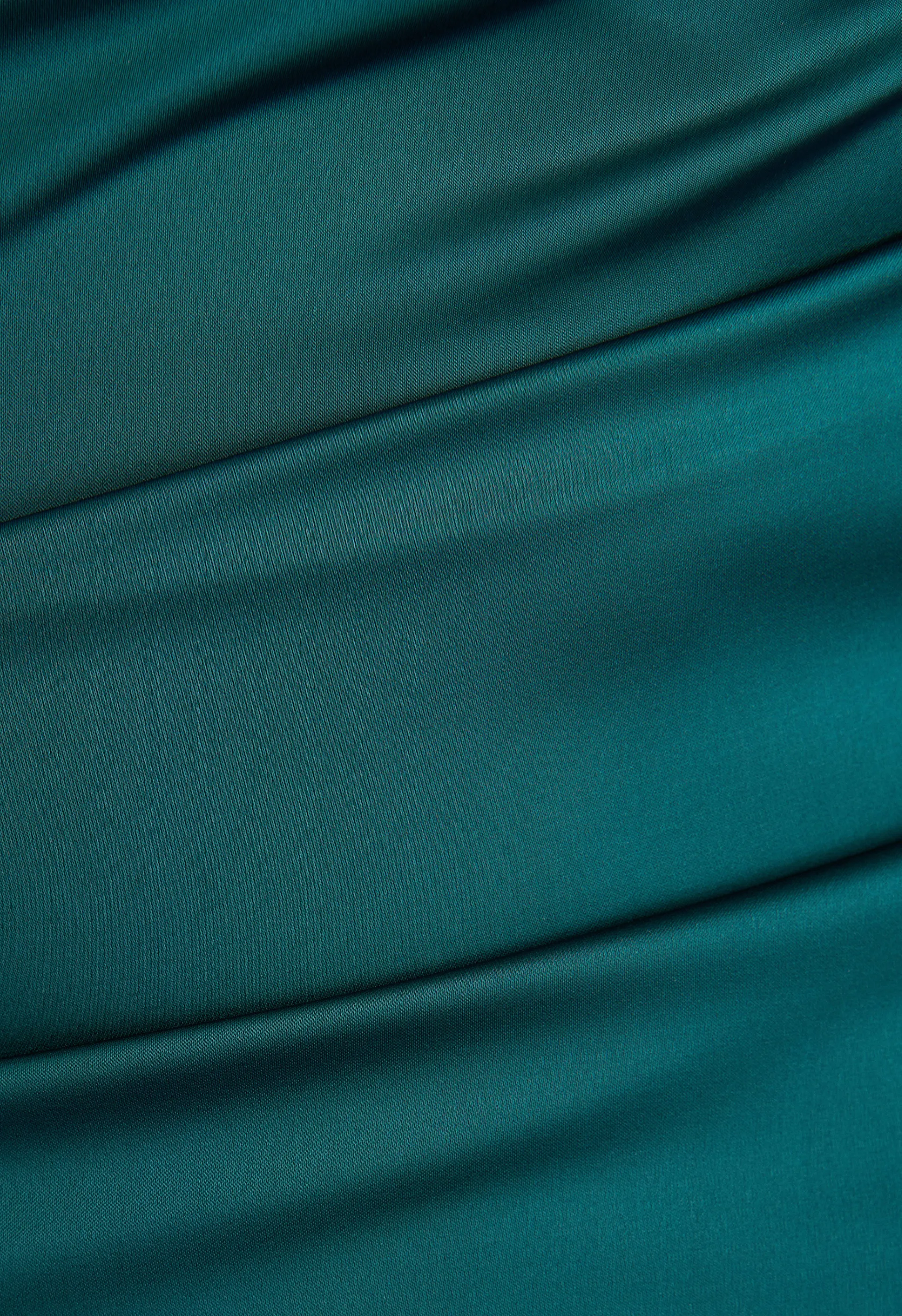 Voile satin gown
