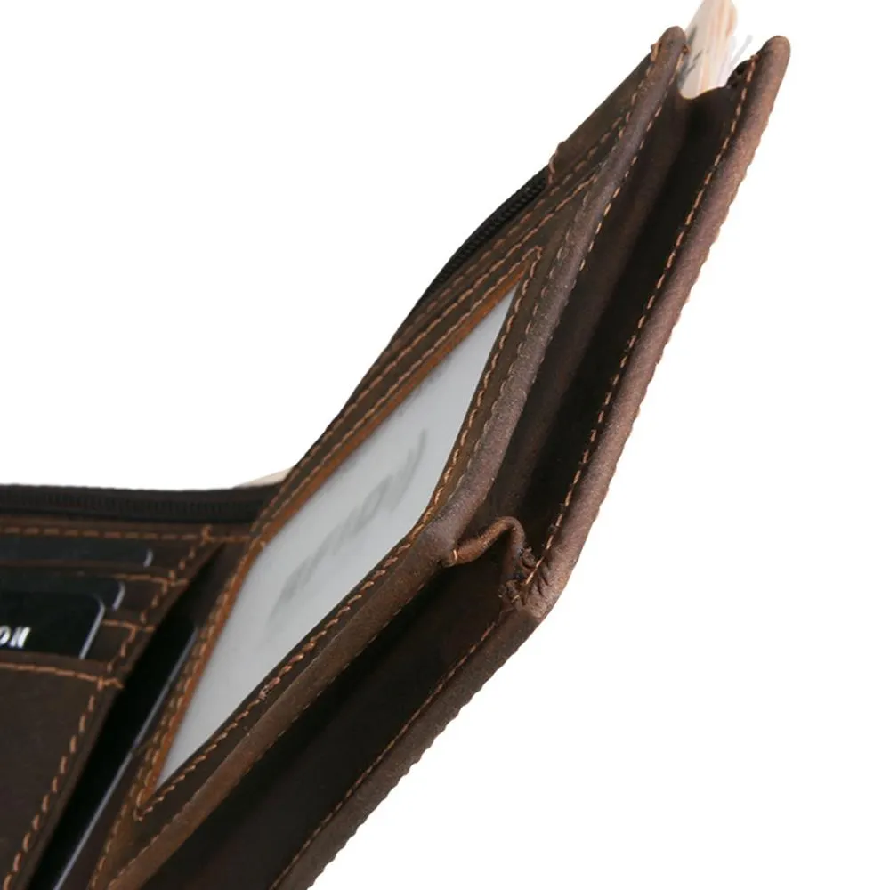 West Louis™ Vintage Cow Genuine Leather Wallet