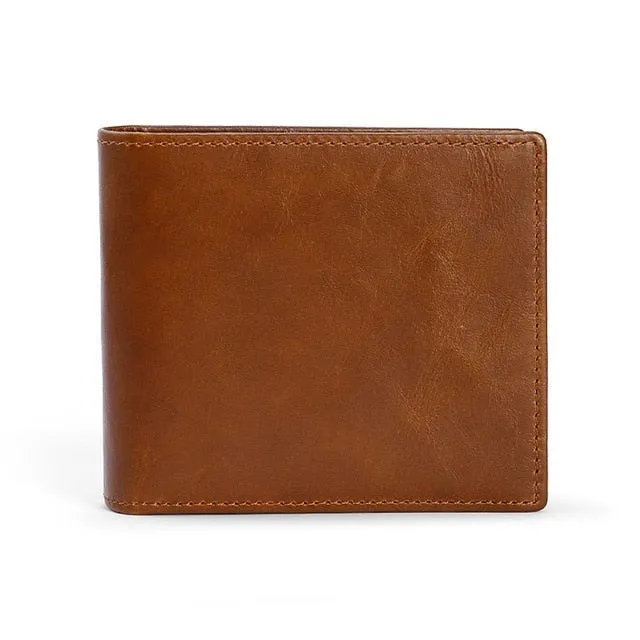West Louis™ Vintage Cow Genuine Leather Wallet