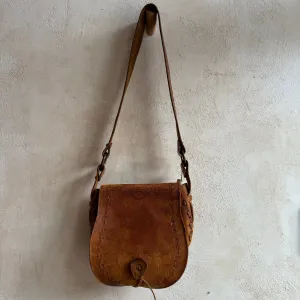 Western Leather Camera Bag
