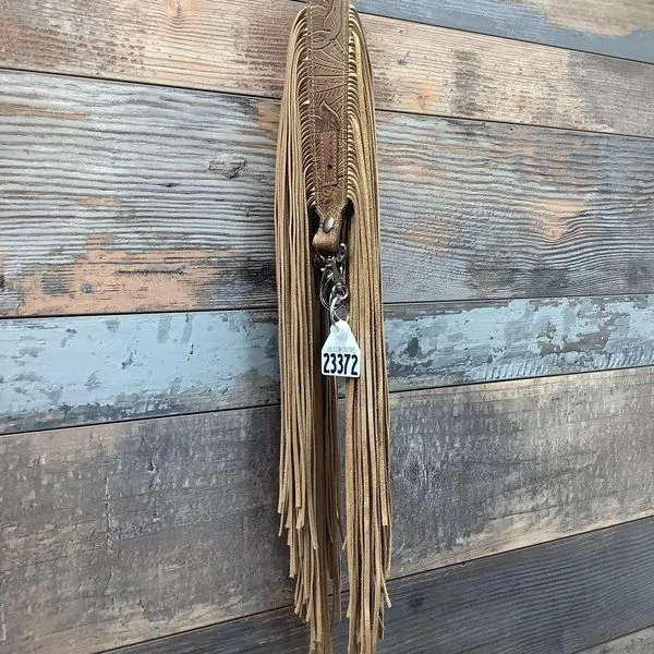 Western Mini Leather Fringe Strap 36" #23372