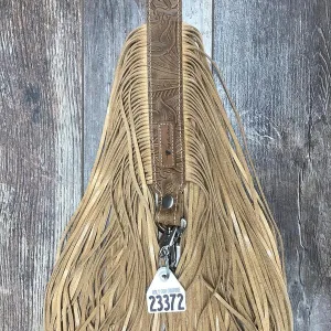 Western Mini Leather Fringe Strap 36" #23372