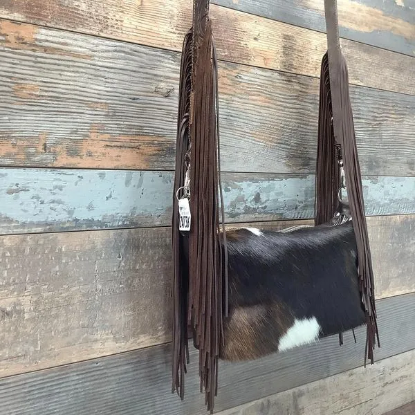 Western Mini Leather Fringe Strap 48" #24736