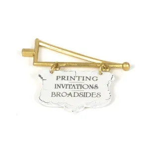Woodbridge Gazette &Printing Office Sign